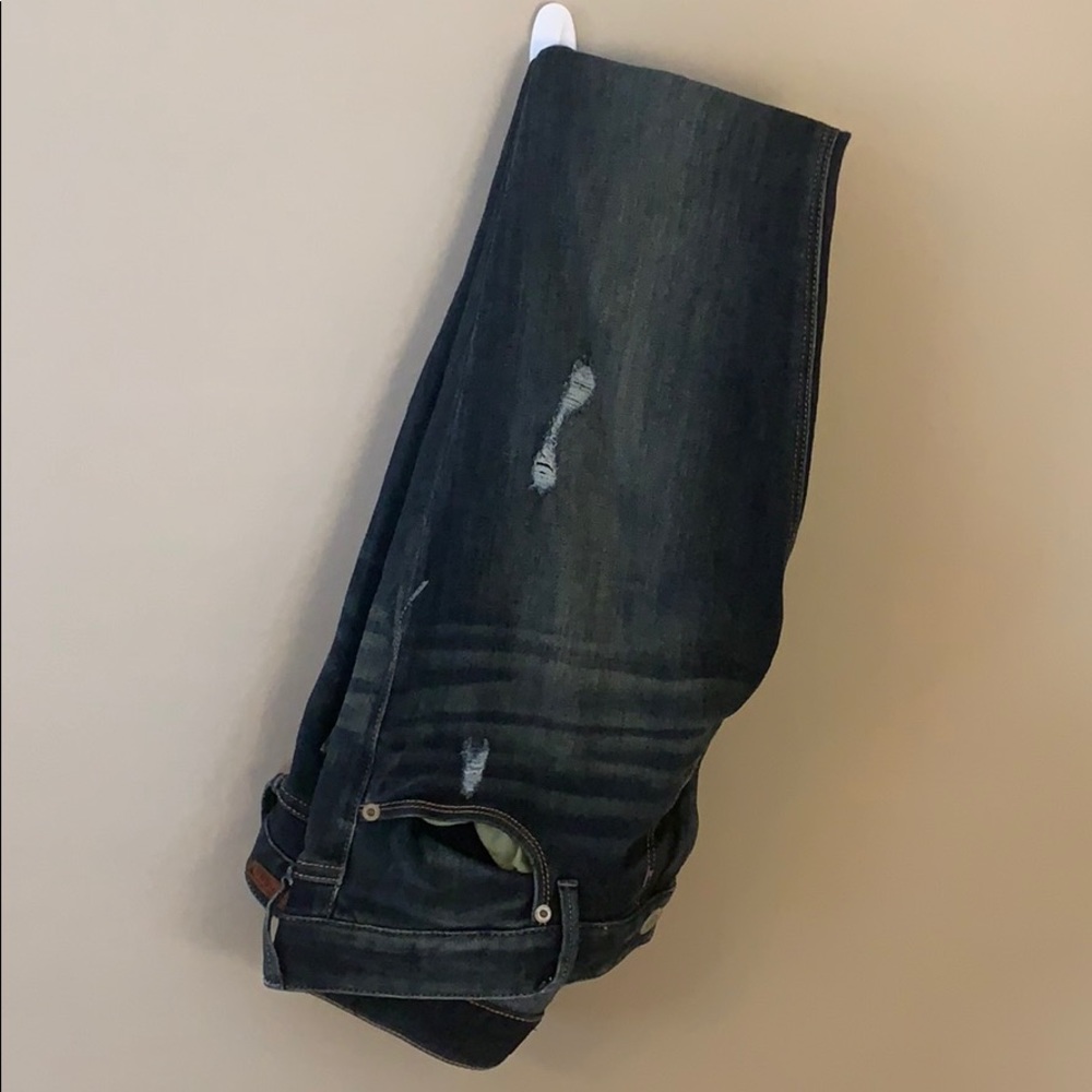 Express Jeans Distressed Medium Wash 10R EUC